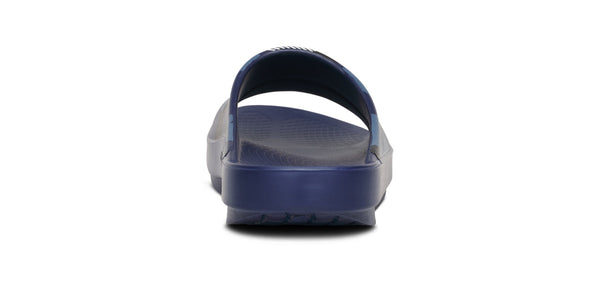 FJ X OOFOS Men's OOahh Sport Slide Sandal - Navy Camo - Image 5